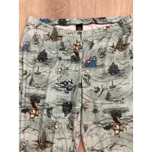 Disney Nautical Map Print Lounge Pants 4XL - Picture 7 of 10